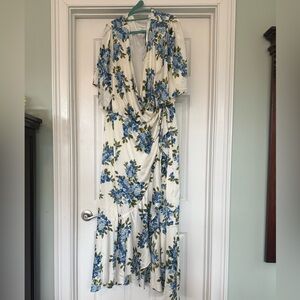 Premier amour womens floral wrap dress, new, size 22
